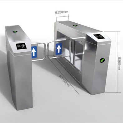 智能橋式斜角擺閘DR002